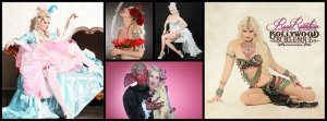 Burlesque Show buchen mit der Burlesque Tänzerin Rose Rainbow Blonde Bombshell Burlesque aus München buchbar Deutschland, Österreich, Schweiz, weltweit