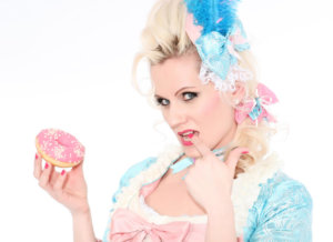 Rose Rainbow Burlesque Tänzerin Burlesque Show buchen