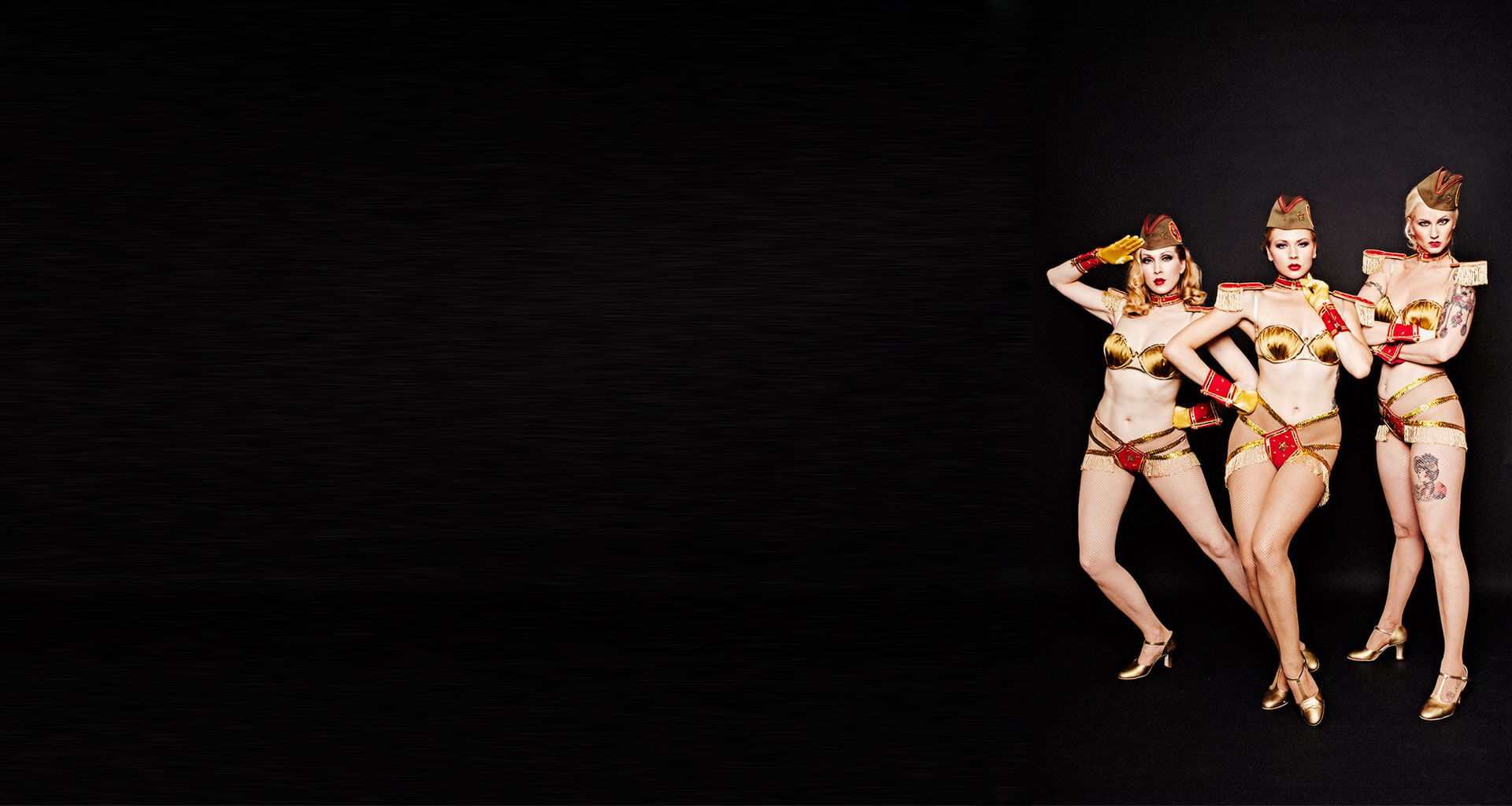 Rose Rainbow Burlesque background image