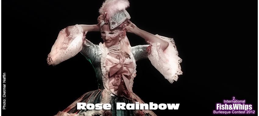 Rose Rainbow Burlesque background image