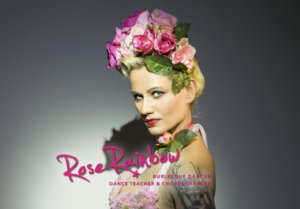 Rose Rainbow Burlesque Tänzerin Burlesque Show buchen